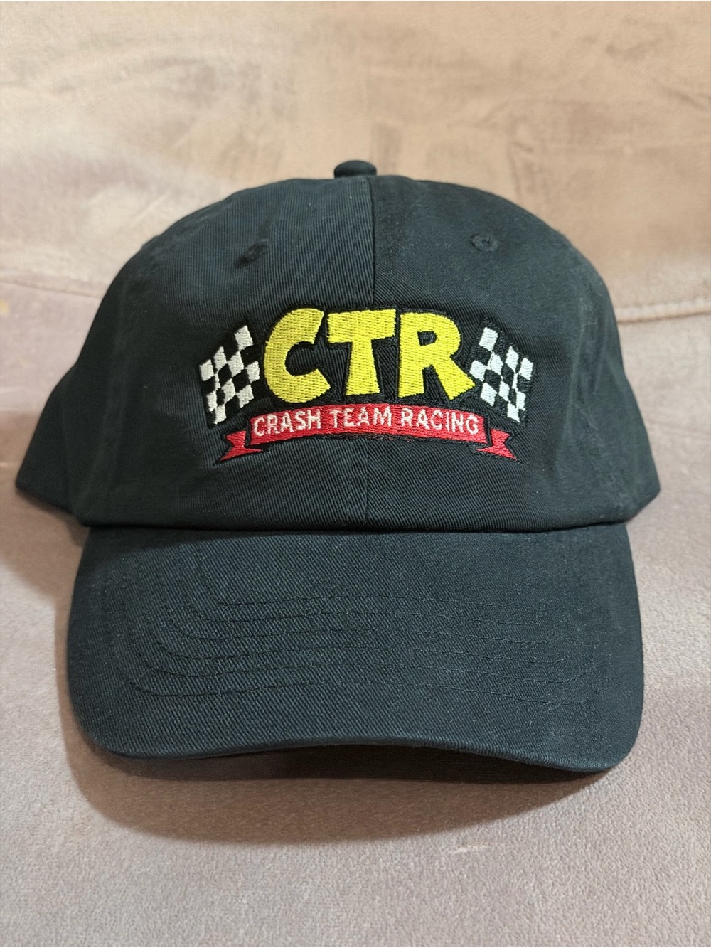 CTR Crash Team Racing Black Baseball Cap